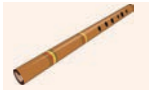 <strong>Figure 11.40</strong> Flute is an example of open organ pipe