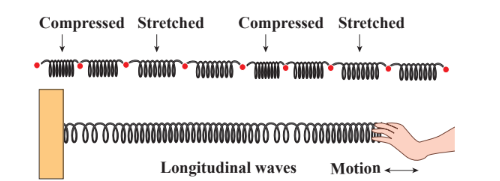 Figure 11.7 Longitudinal waves